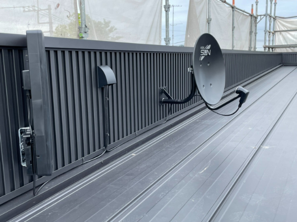 久喜市　会社事務所　アンテナ工事