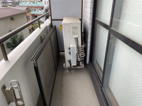 足立区　某マンション　エアコン入替工事