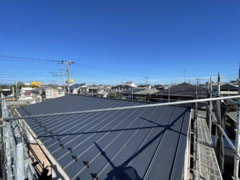 埼玉県蓮田市　新築現場　 TVアンテナ新規設置工事